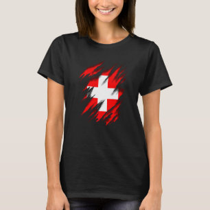 Camiseta Ch Che Swi Bandera Suiza Suiza