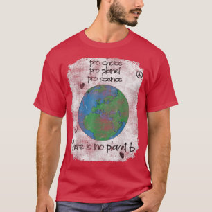 Camiseta Ch de la ciencia climática pro opción de la Tierra
