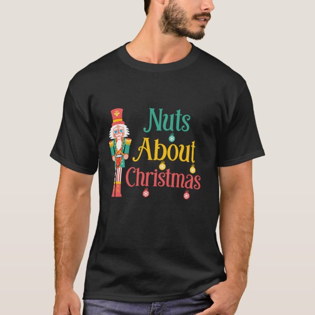 Camiseta Ch gracioso sobre Navidades adoran a los cazadores (Anverso)