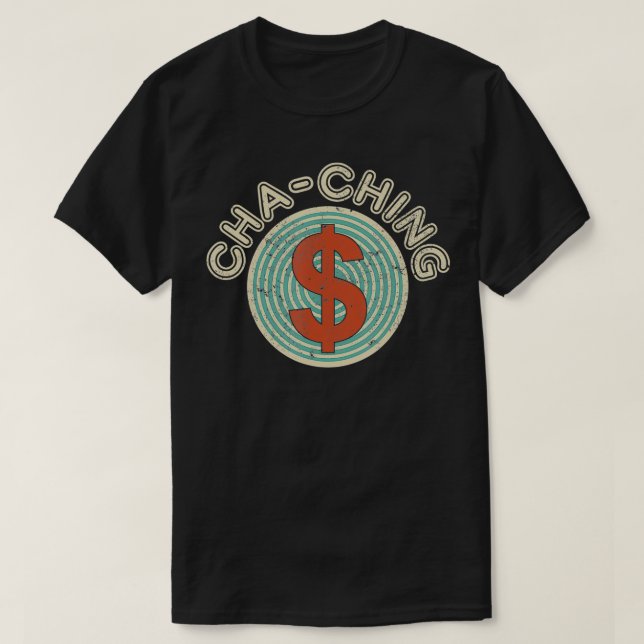 Camiseta ChaChing Tshirt Gracioso Black Friday Venta de com (Diseño del anverso)
