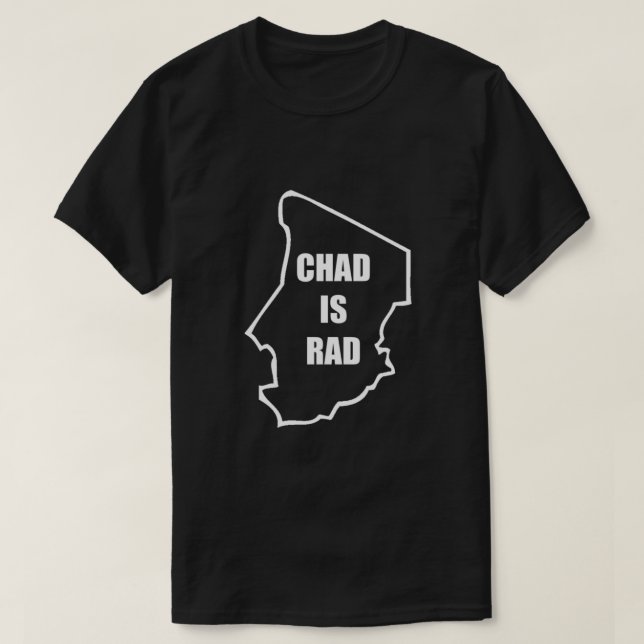 Camiseta Chad Is Rad - White Classic (Diseño del anverso)