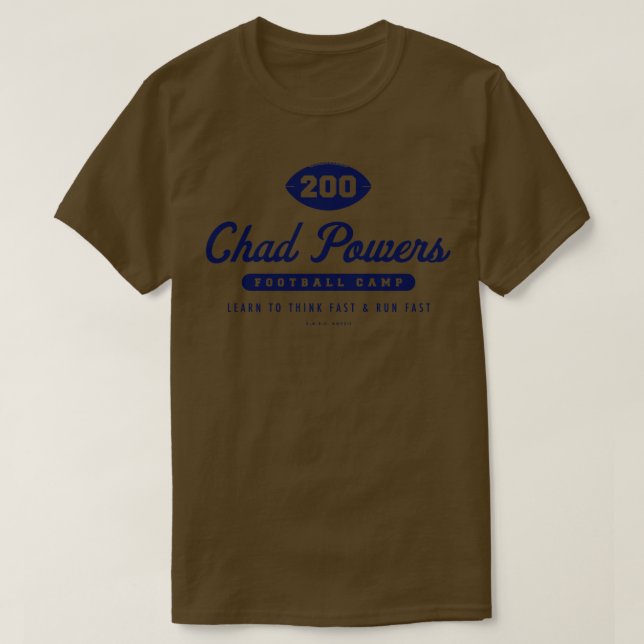 Camiseta Chad Powers Camp Blue (Diseño del anverso)