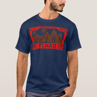 Camiseta Chad Tchad 1930: Sello de rehenes africanos Desi