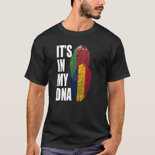 Camiseta Chadiano Y Bielorrusia Mezclan El Patrimonio De La
