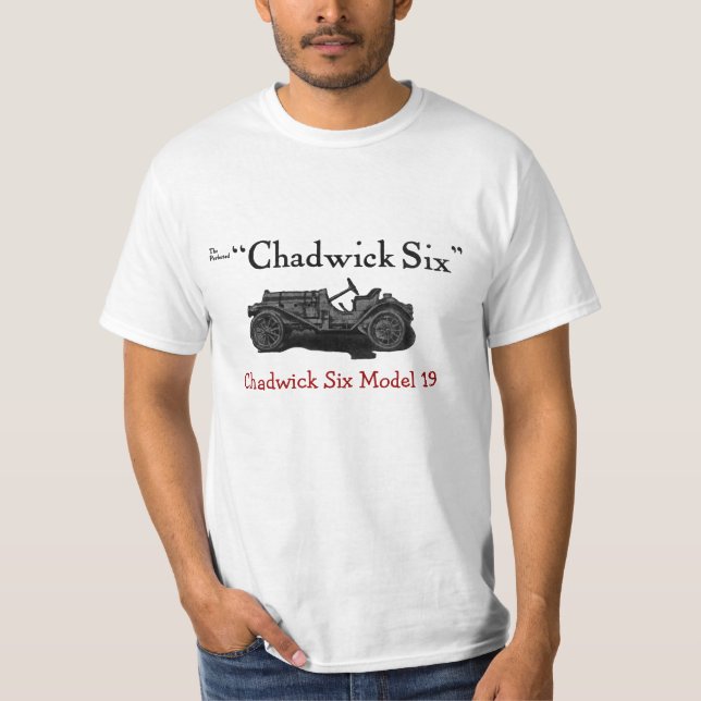 Camiseta Chadwick 1910 seis, Chadwick seis modelos 19 (Anverso)