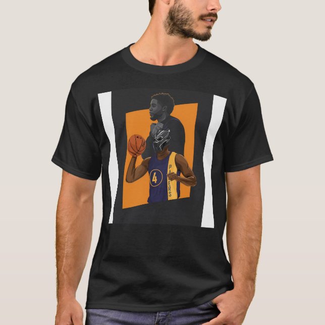 Camiseta Chadwick Boseman Y Victor Oladipo (Anverso)