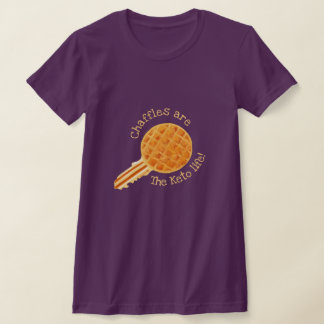 Camiseta Chaffles Son La Vida Keto