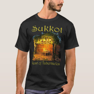 Camiseta Chag Sukkot Día de Acción de Gracias de tabernácul