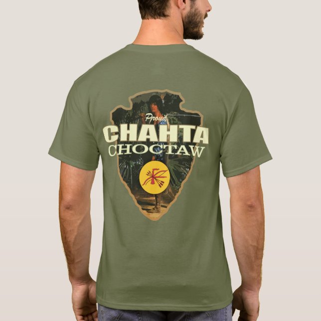 Camiseta Chahta (punta de flecha) (Reverso)
