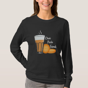 Camiseta Chai Peelo Friends Funny Hinidi Meme Chai Tea Bisc