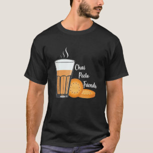 Camiseta Chai Peelo Friends Funny Hinidi Meme Chai Tea Bisc