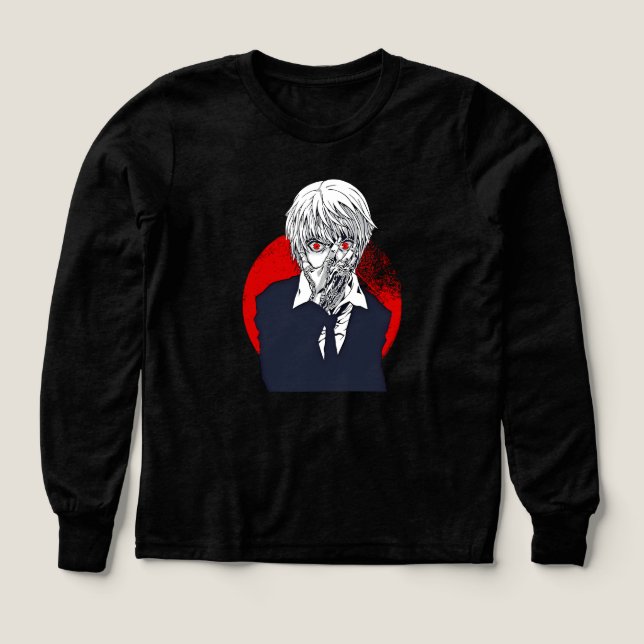 Camiseta Chain Warrior Crimson Eyes (Diseño frontal)