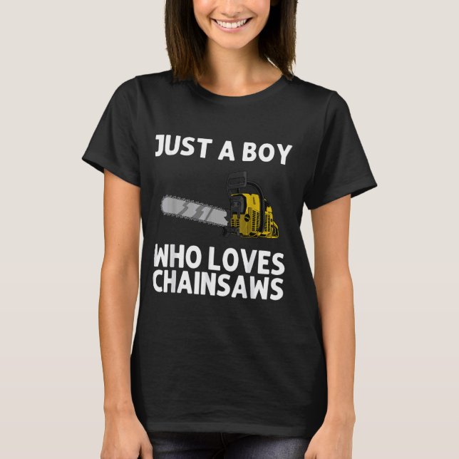 Camiseta Chainsaw Lumberjack Arborist Logger (Anverso)