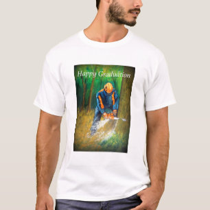 Camiseta Chainsaw por pasar tu regalo de graduación