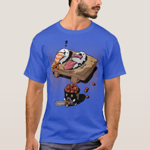 Camiseta Chainsaw Sleeping - Funny Japanese Sushi 