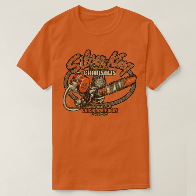 Camiseta Chainsaws Chicago Silver King 1945 (Diseño del anverso)