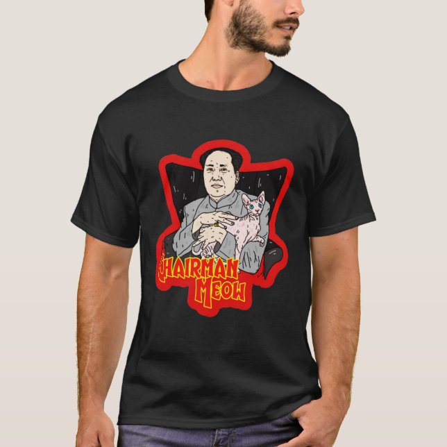 Camiseta Chairman Meow  Mao Zedong1019 (Anverso)