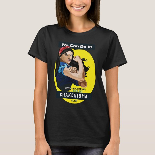Camiseta Chakchiuma Native American Indian Woman No Underes (Anverso)