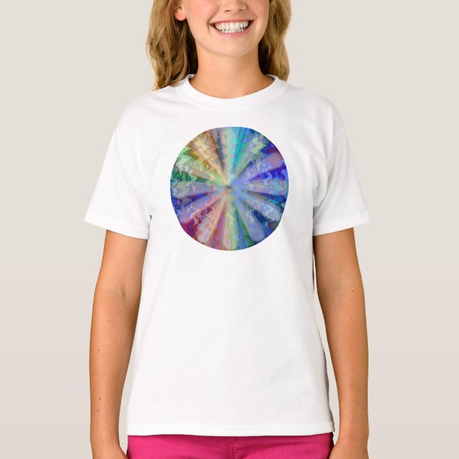 Camiseta Chakra Flor Sunflower Sunshine Heart (Anverso)
