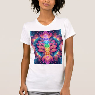 Camiseta Chakra Lotus Ascension — Sacred Geometry Radiance