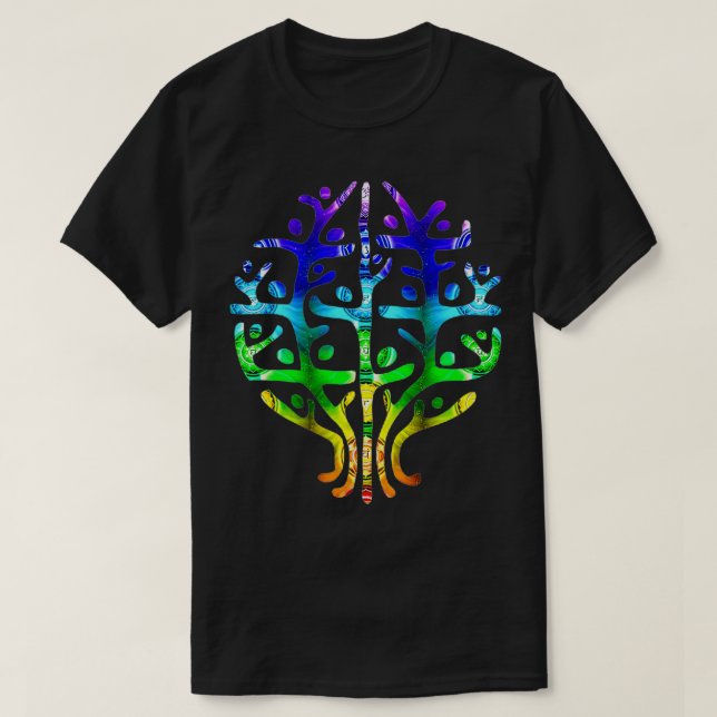 Camiseta Chakra Reiki Oneness with the Universe Symbol (Diseño del anverso)