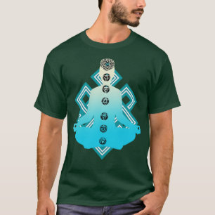 Camiseta Chakras Louts Meditation Buddhism Zen