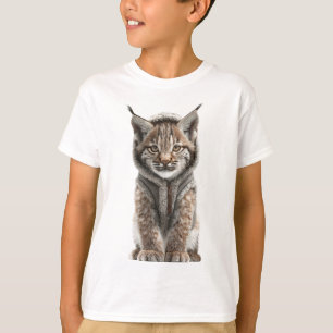 Camiseta Chaleco de gatito lince alerta para niños