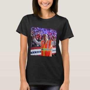 Camiseta Chaleco de trabajador de camión de basura del pres