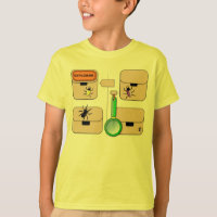 Chaleco del explorador con el escarabajo amarillo