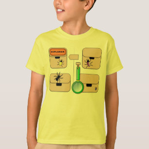 Camiseta Chaleco del explorador con el escarabajo amarillo