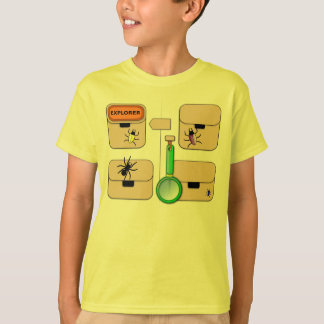 Camiseta Chaleco del explorador con el escarabajo amarillo