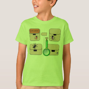 Camiseta Chaleco del explorador con el escarabajo rojo