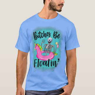 Camiseta Chalecos blanqueados flotan', humor esqueleto de v