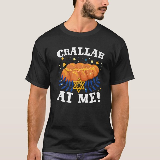 Camiseta Challah At Me Rosh Hashanah Judíos Hanukkah Boys (Anverso)