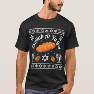 Camiseta Challah En Ya Goy Hanukkah