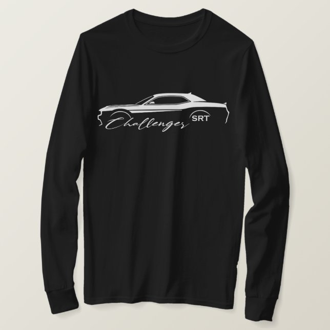 Camiseta Challenger SRT. (Anverso del diseño)