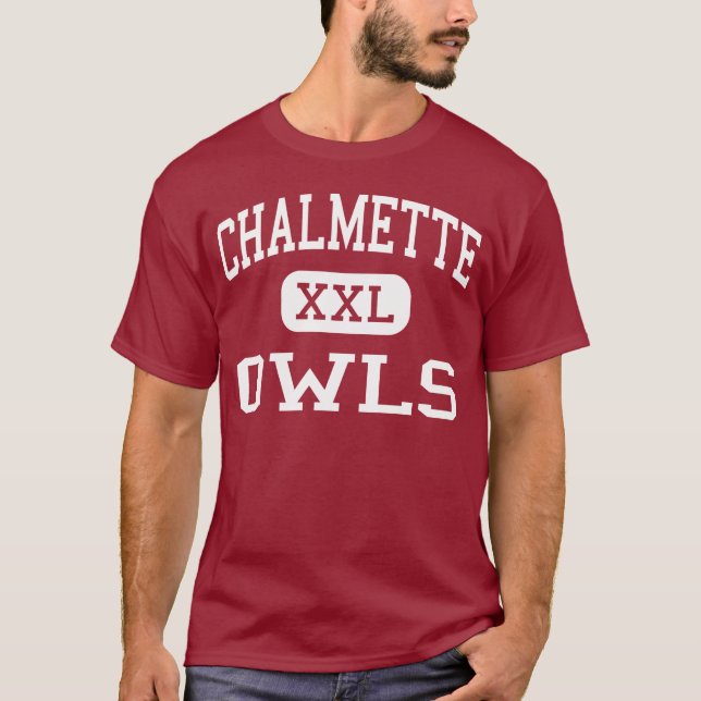 Camiseta Chalmette - búhos - alto - Chalmette Luisiana (Anverso)
