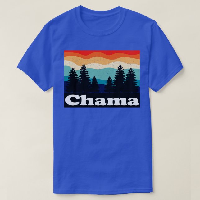 Camiseta Chama Nuevo México Retro (Diseño del anverso)