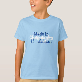 Camiseta Chamaco Divertido Hecho en El Salvador dichos espa