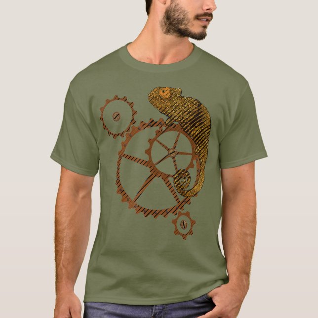 Camiseta Chamaeleon Steampunk (Anverso)