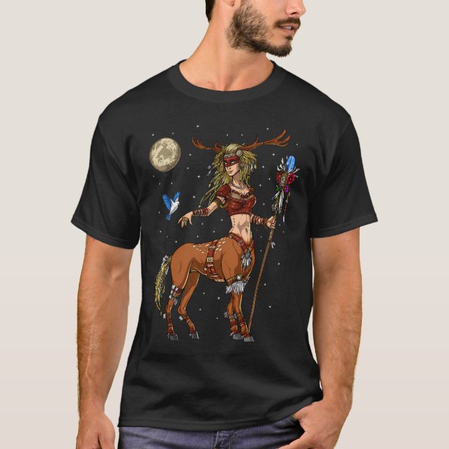 Camiseta Chamán del bosque centauro (Anverso)