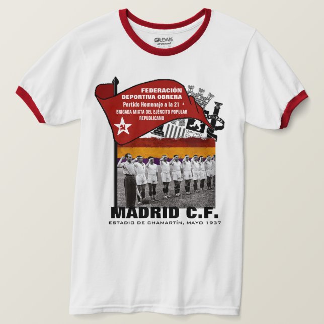 CAMISETA CHAMARTÍN 1937 (Anverso del diseño)