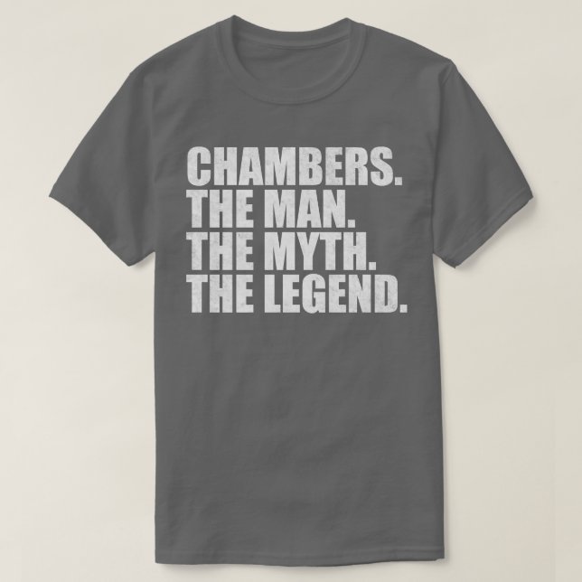 Camiseta ChambersChambers Nombre de familia Chambers apelli (Diseño del anverso)
