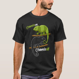 Camiseta Chameleon Chameleoff I reptil lagarto terrarium pe