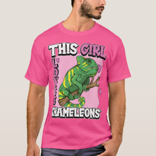 Camiseta Chameleon Cita Chamaeleons A Este Chica Le Encanta