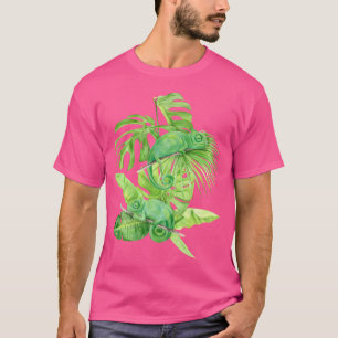 Camiseta Chameleon Con Camaleón Verde