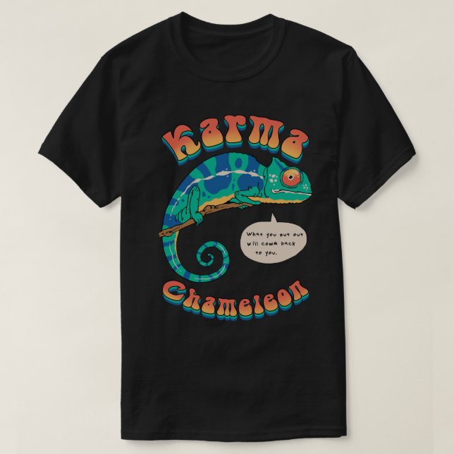 Camiseta Chameleon culto (Diseño del anverso)