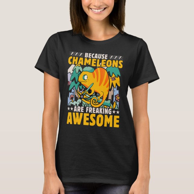 Camiseta Chameleon diciendo 7 (Anverso)