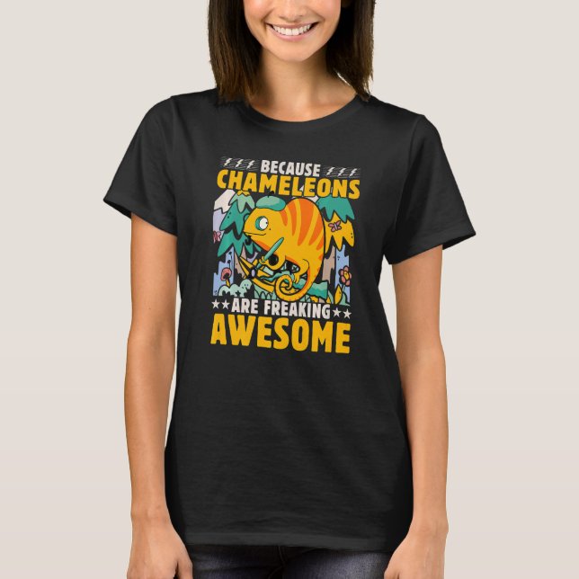 Camiseta Chameleon diciendo 7 (Anverso)