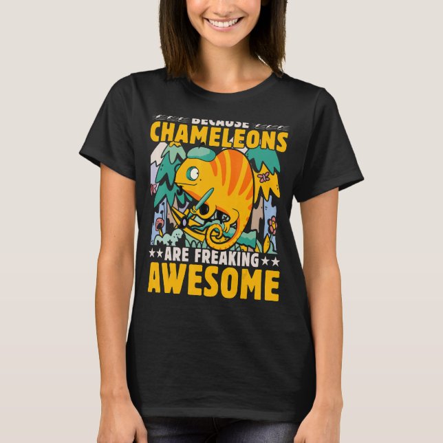 Camiseta Chameleon diciendo 7 (Anverso)